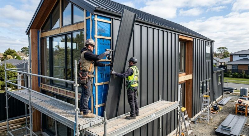 Steel Cladding Installation