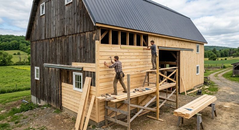 Barn Siding Installation in Ten Mile, TN