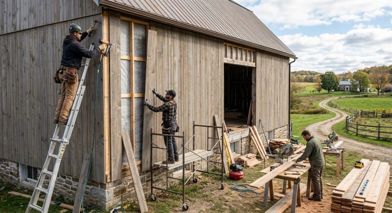 Barn Siding Replacement in Soddy Daisy, TN