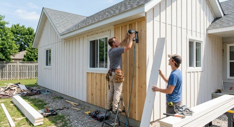 Batten Siding Installation in Ten Mile, TN