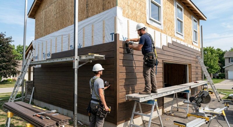 Faux Wood Siding Installation in Dayton, TN
