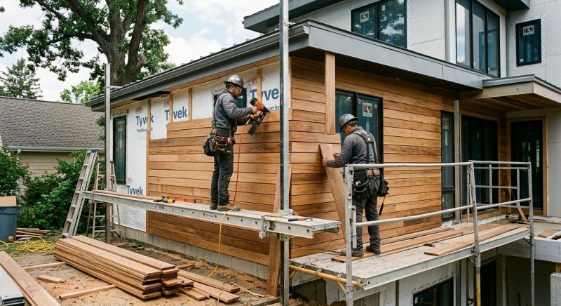 Hardwood Siding Installation in Ten Mile, TN