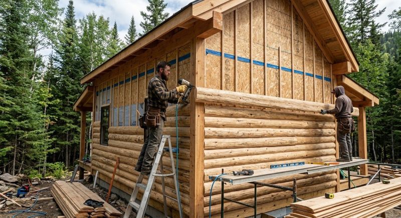 Log Home Siding Installation in Rhea County, TN