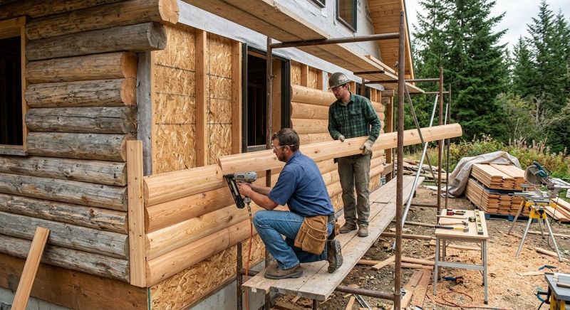 Log Siding Installation in Dunlap, TN