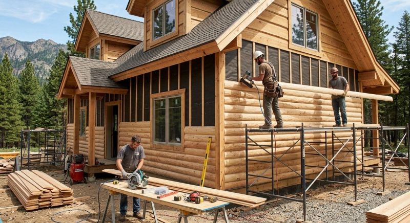 Log Siding Installation in Harrison, TN