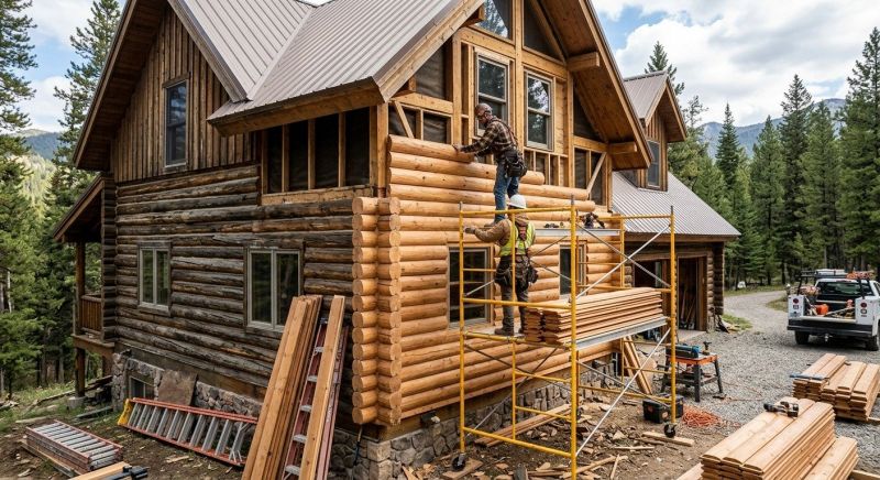 Log Siding Installation in Meigs County, TN