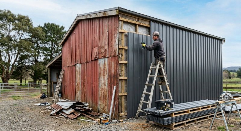 Sheet Metal Siding Replacement in Rhea County, TN