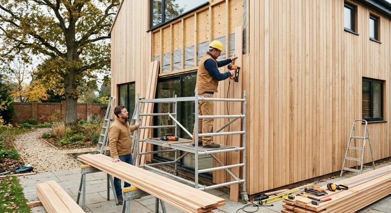 Wood Cladding Installation in Athens, TN