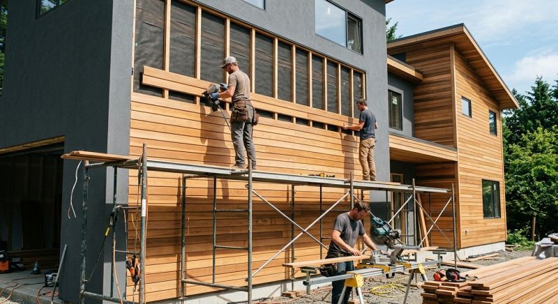 Wood Cladding Installation in Harrison, TN